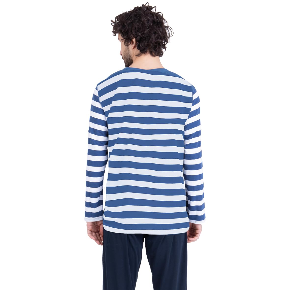 athena-easy-coton-pyjama-long-homme-ocean-club-rayures-l image 3