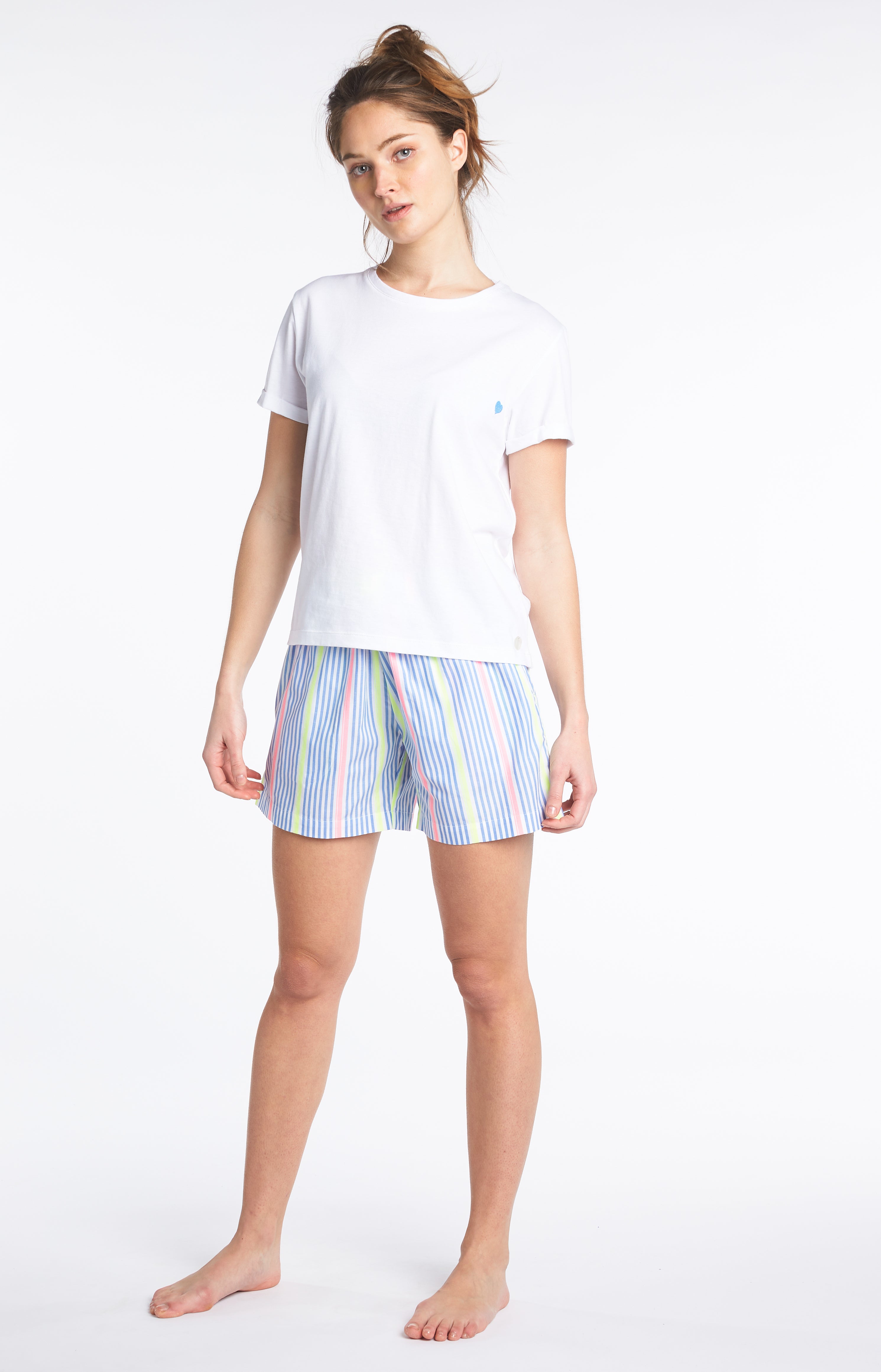 arthur-bob-uni-tee-shirt-blanc-coton-pima-femme image 4