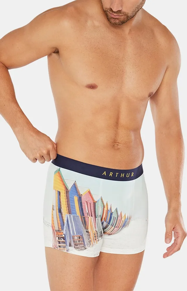 arthur-bob-cabanon-boxer-homme-multicolore-coton-bio image 1