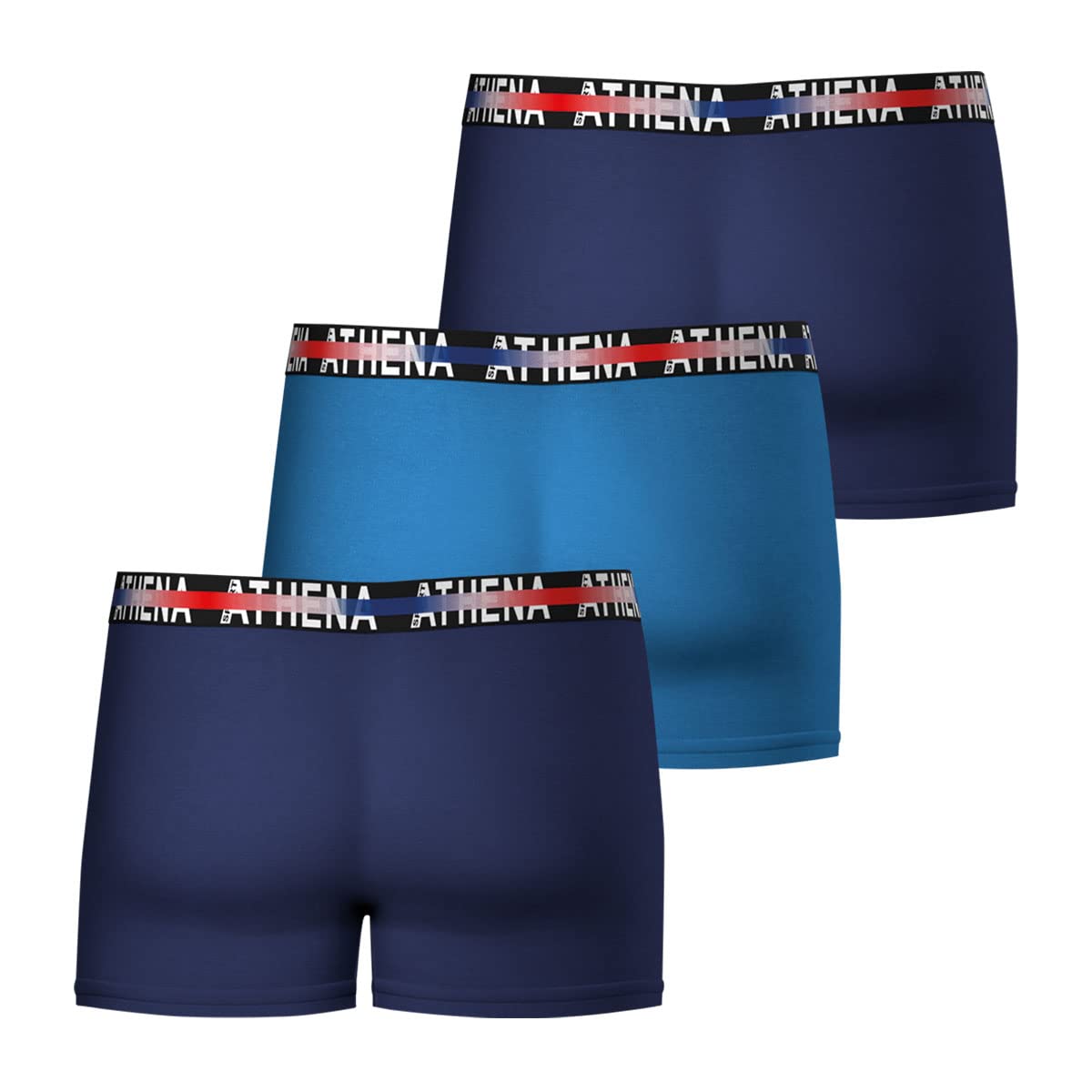 athena-endurance-24h-boxer-homme-x3-marine-taille-m-coton image 5