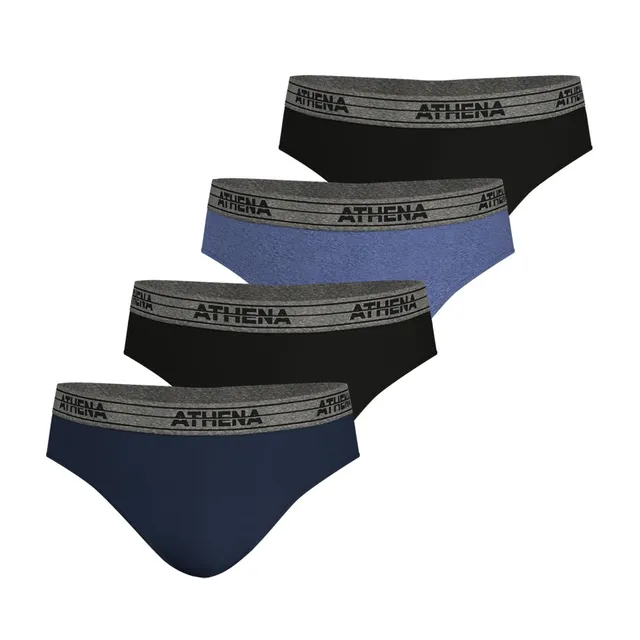 athena-ecopack-lot-4-slips-homme-coton-xl image 1