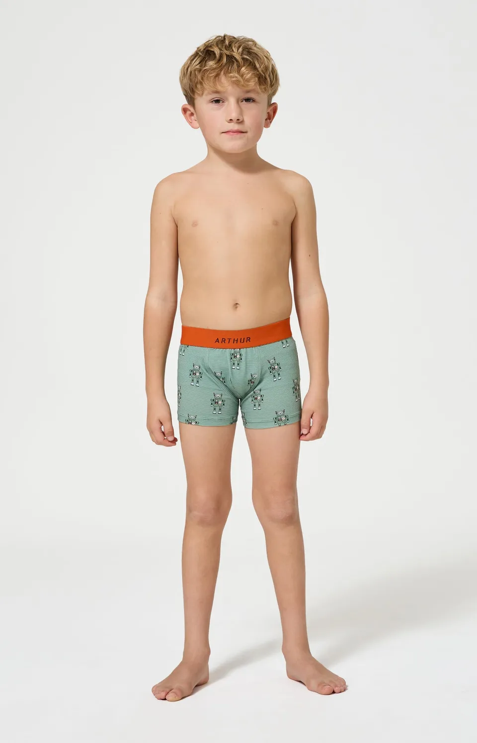 arthur-bob-boxer-enfant-robot-jersey-coton-mousse-10-12 image 1