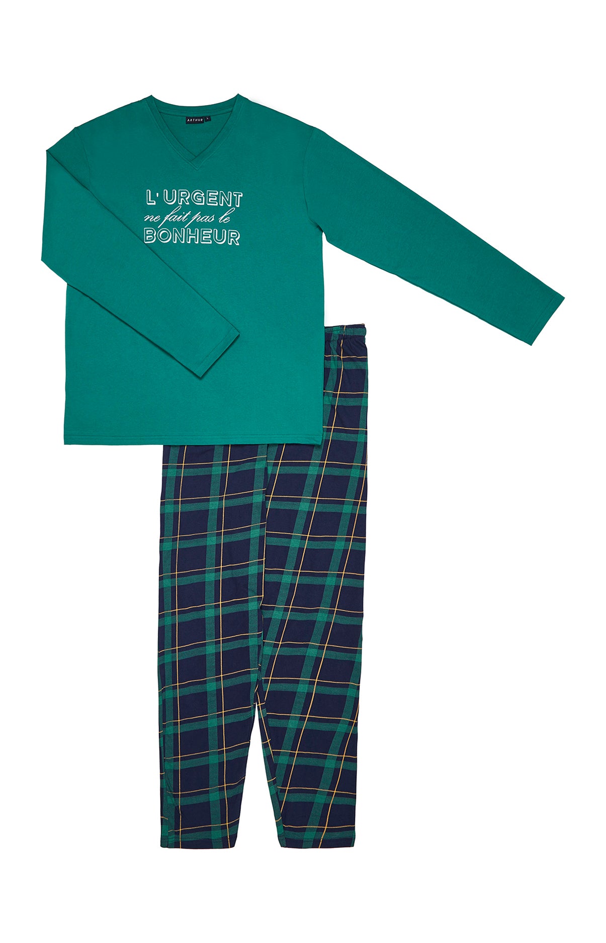 arthur-bob-benjamin-pyjama-homme-marine-coton image 3