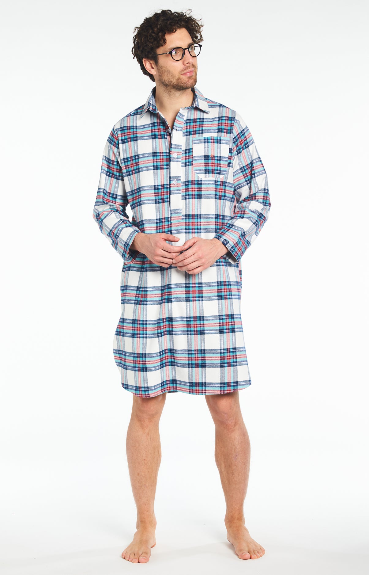arthur-bob-chemise-grand-p-re-logan-neige-coton image 1