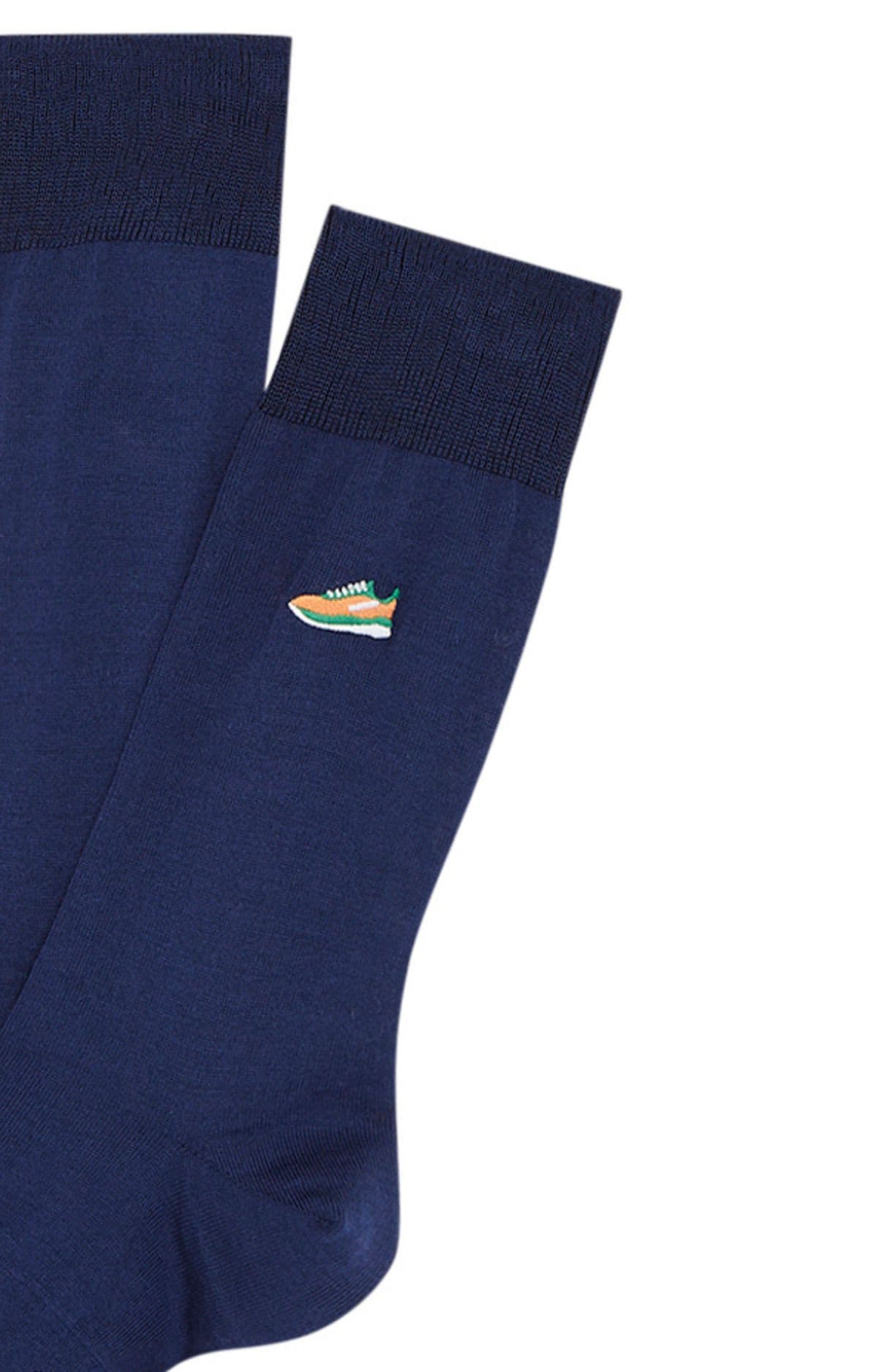 arthur-bob-sneakers-chaussettes-homme-marine-40-46-fil-d-cosse image 2