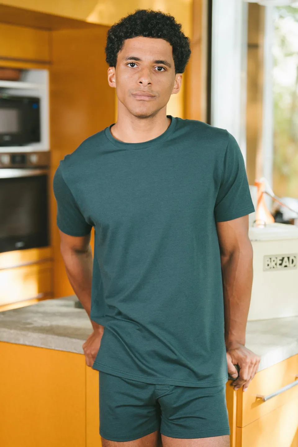 p-trone-t-shirt-manches-courtes-homme-coton-tencel image 1