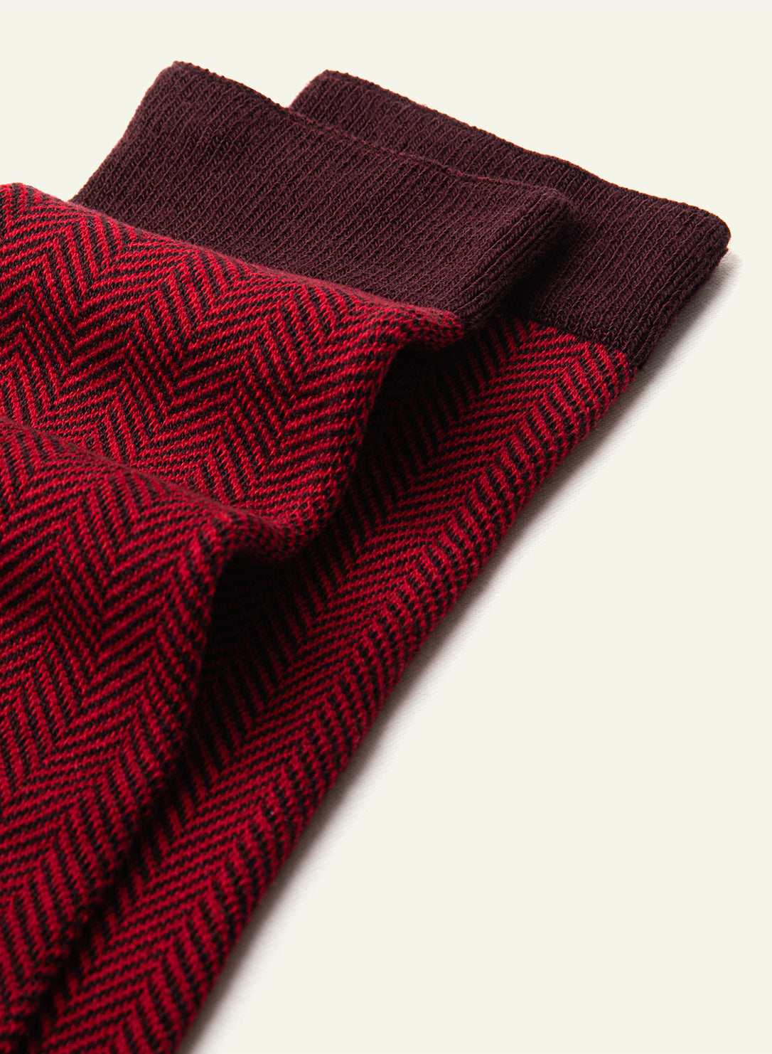 archiduchesse-fantaisie-chevronn-e-rouge-chaussettes-42-46 image 4