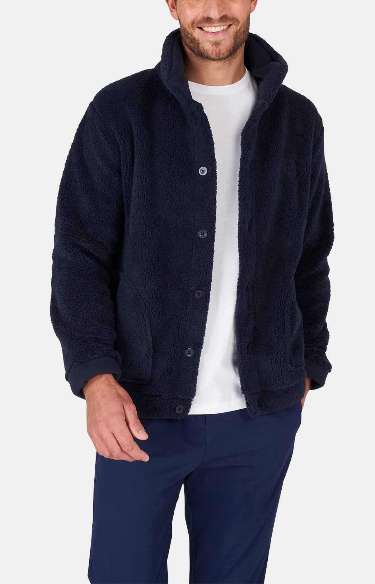 arthur-bob-veste-polaire-marine-homme-sherpa image 4