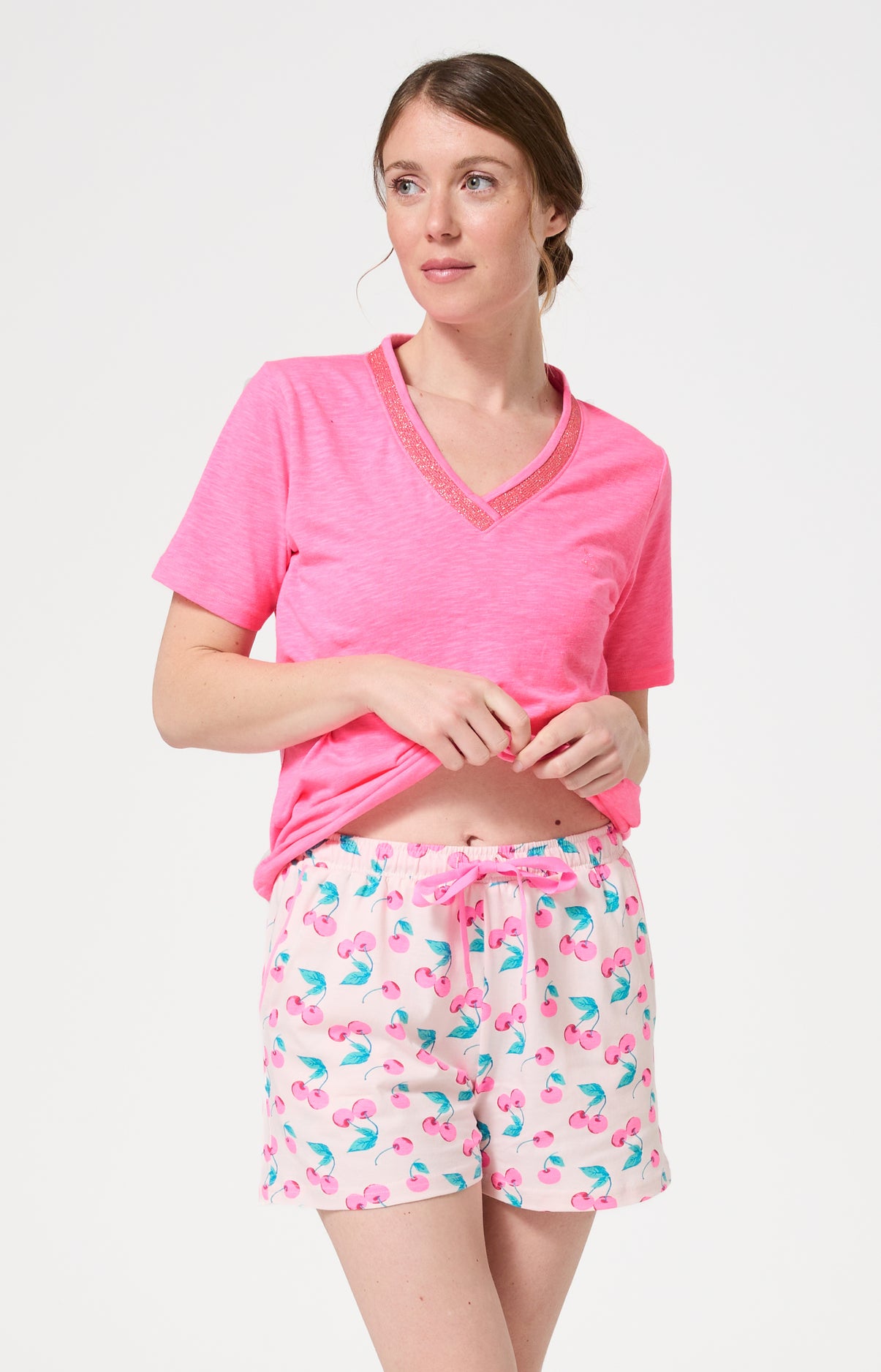 arthur-bob-short-amarena-nude-femme-coton-bio image 1