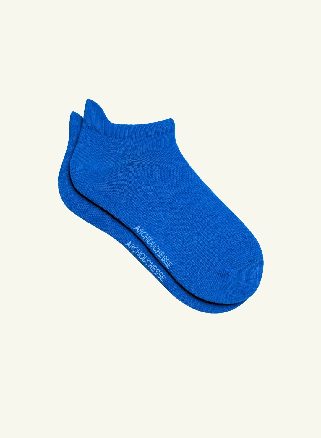 archiduchesse-socquette-bleu-monochrome-socquettes-coton image 2