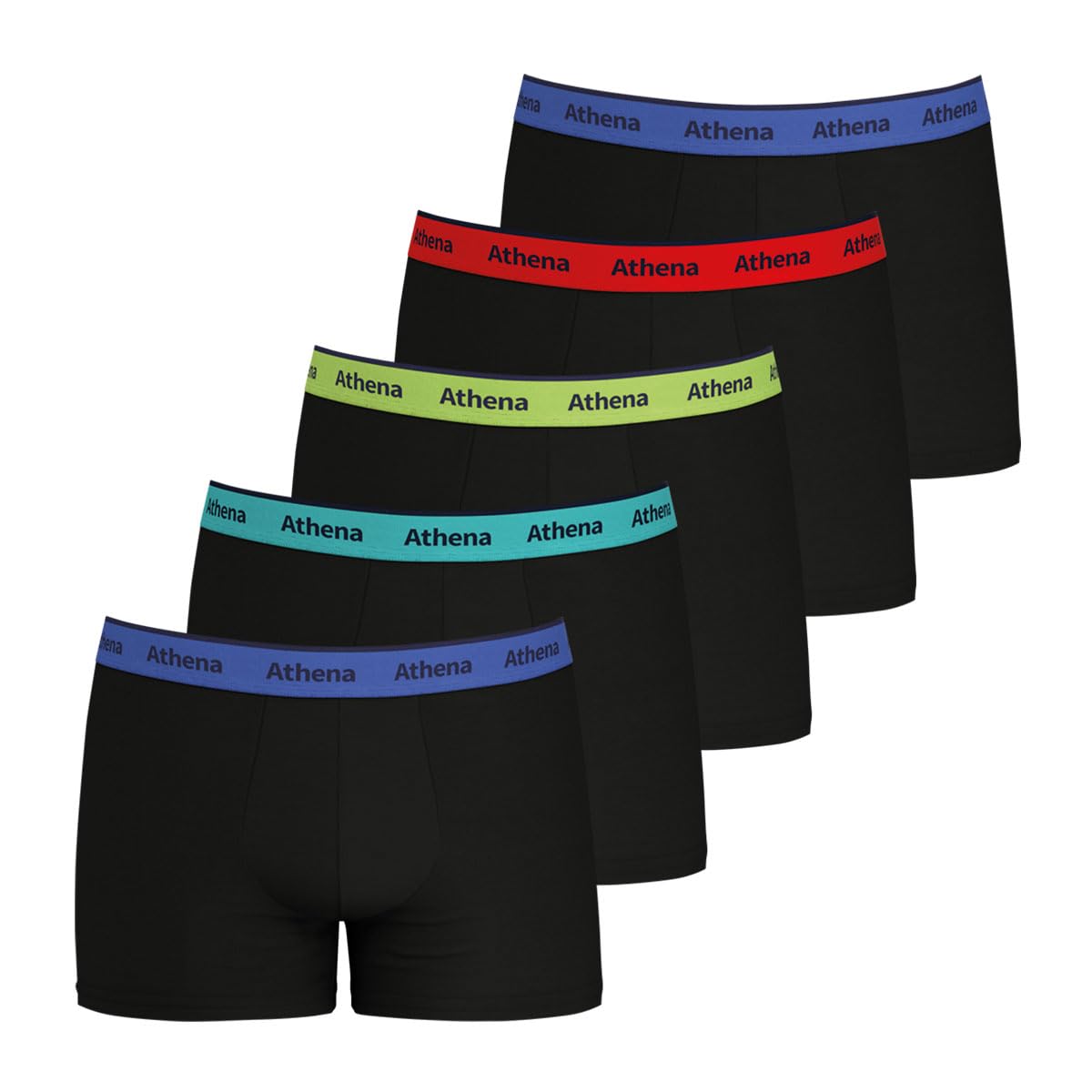 athena-easy-color-maxi-color-lot-5-boxers-homme-coton image 1