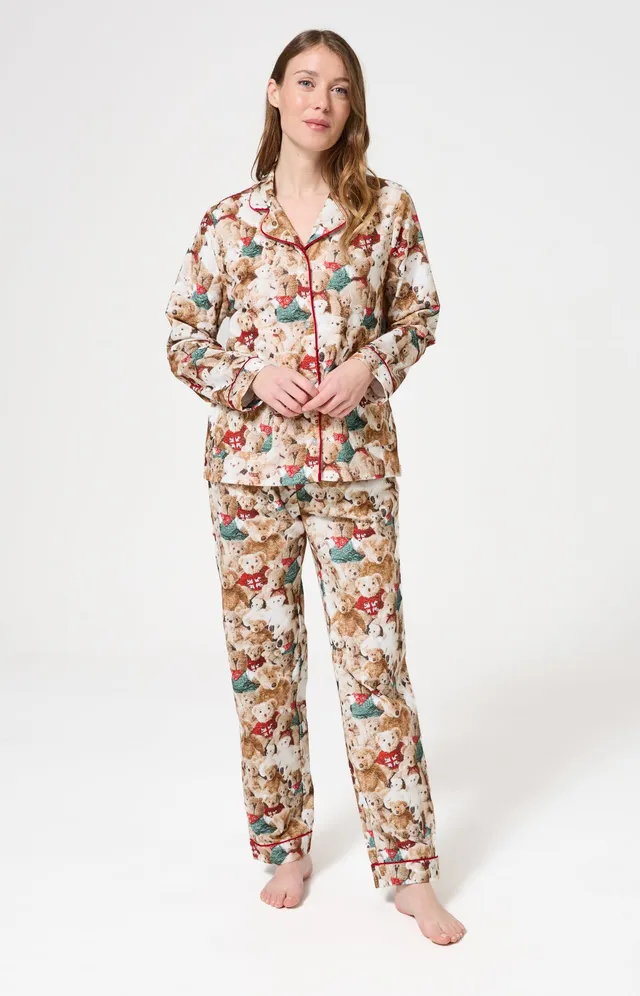 arthur-bob-pyjama-boutonn-madame-teddy-brun-femme image 1