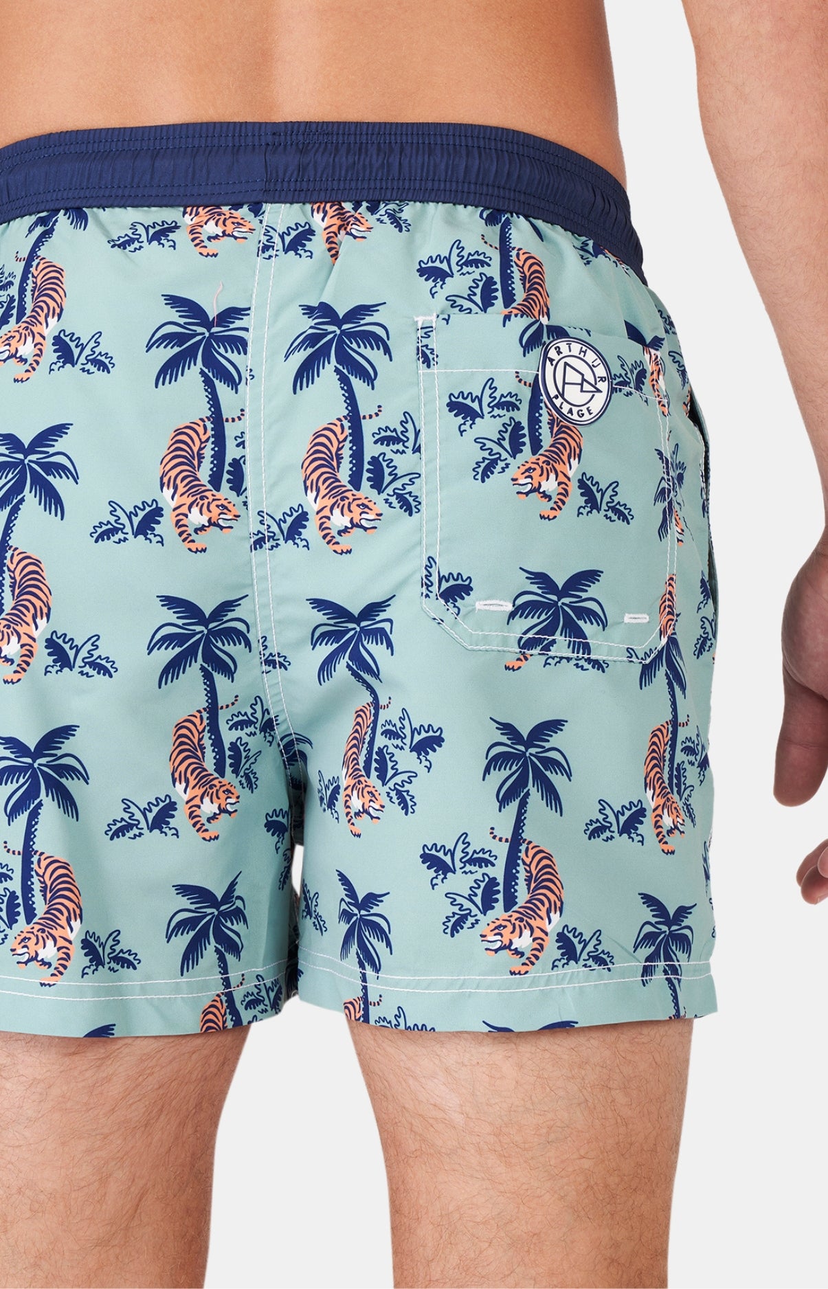 arthur-bob-short-de-bain-fauve-qui-peut-maillot-kaki image 6