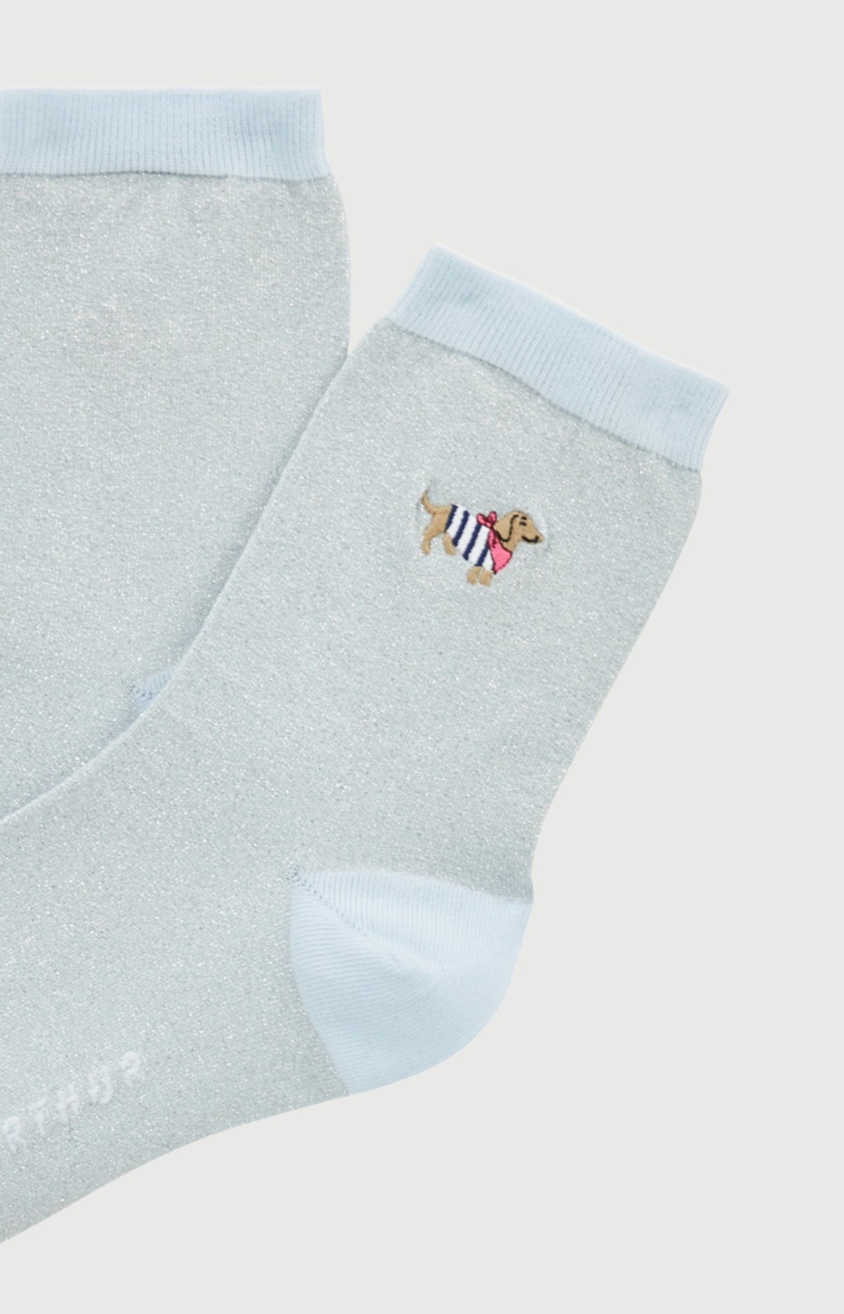 arthur-bob-chaussettes-tobbie-ice-bleu-ciel-teckel image 2