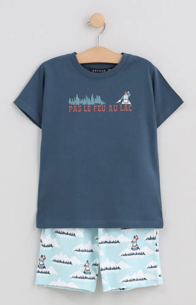 arthur-bob-cano-pyjashort-enfant-glac-8a-coton-l-ger image 1