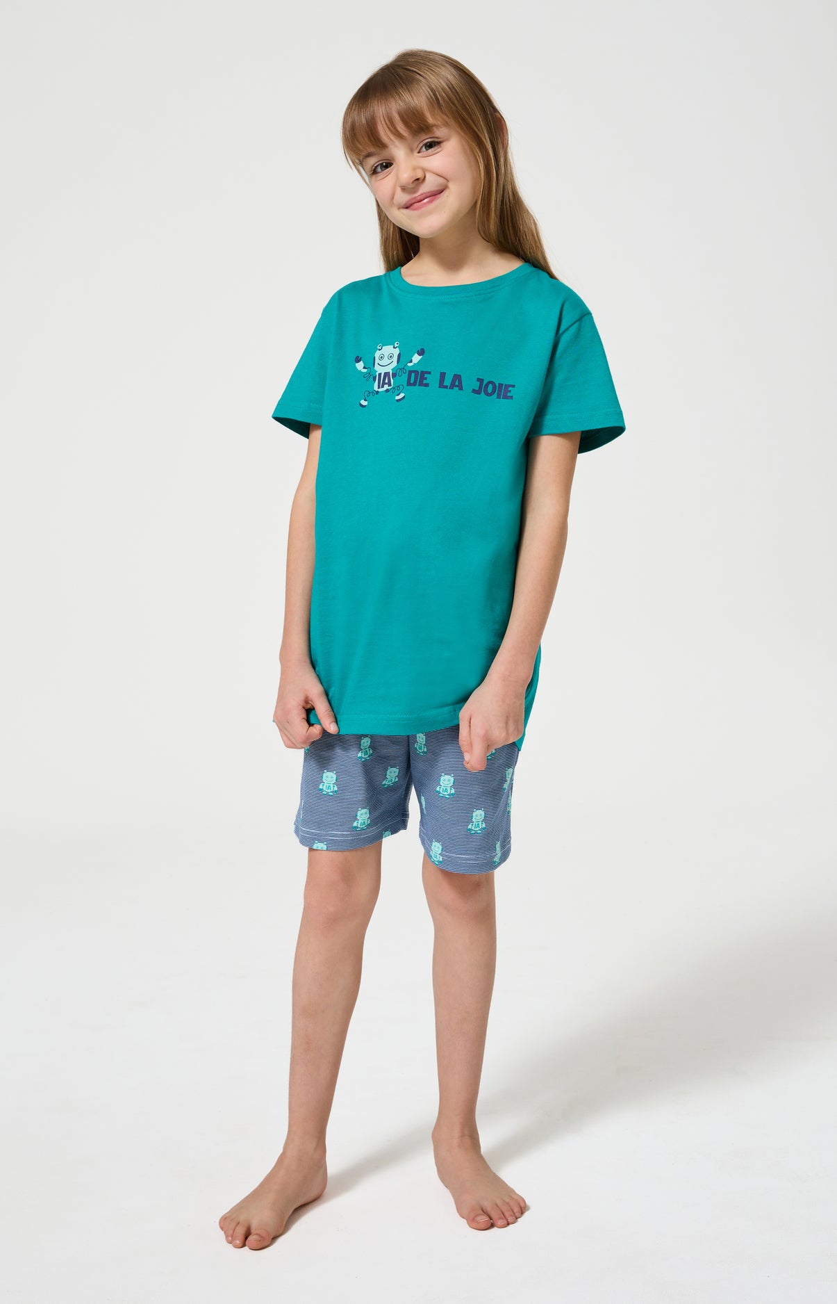 arthur-bob-ia-de-la-joie-pyjashort-enfant-bleu-coton-bio image 4