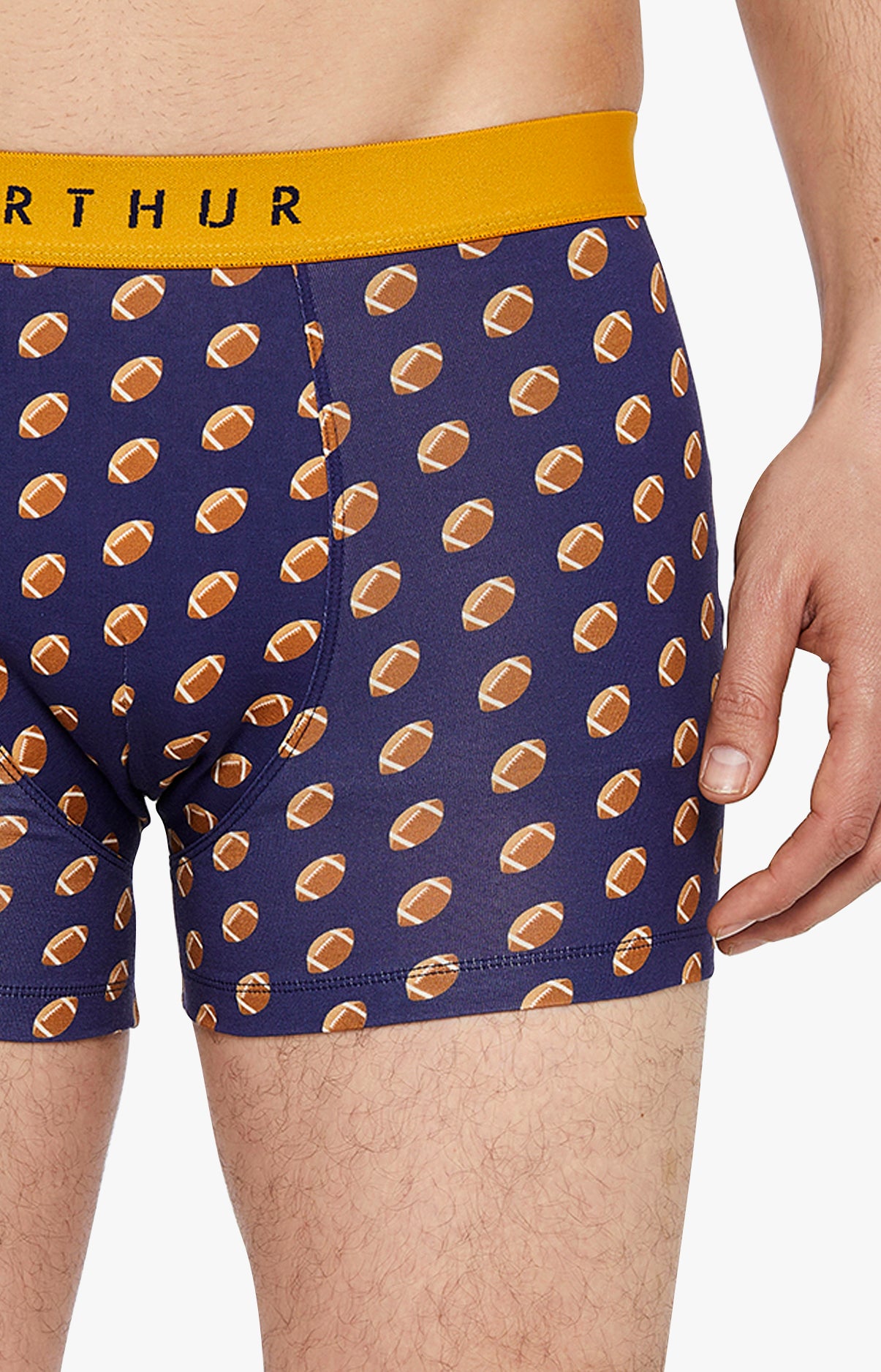 arthur-bob-rugby-boxer-homme-coton-bio-marine image 2