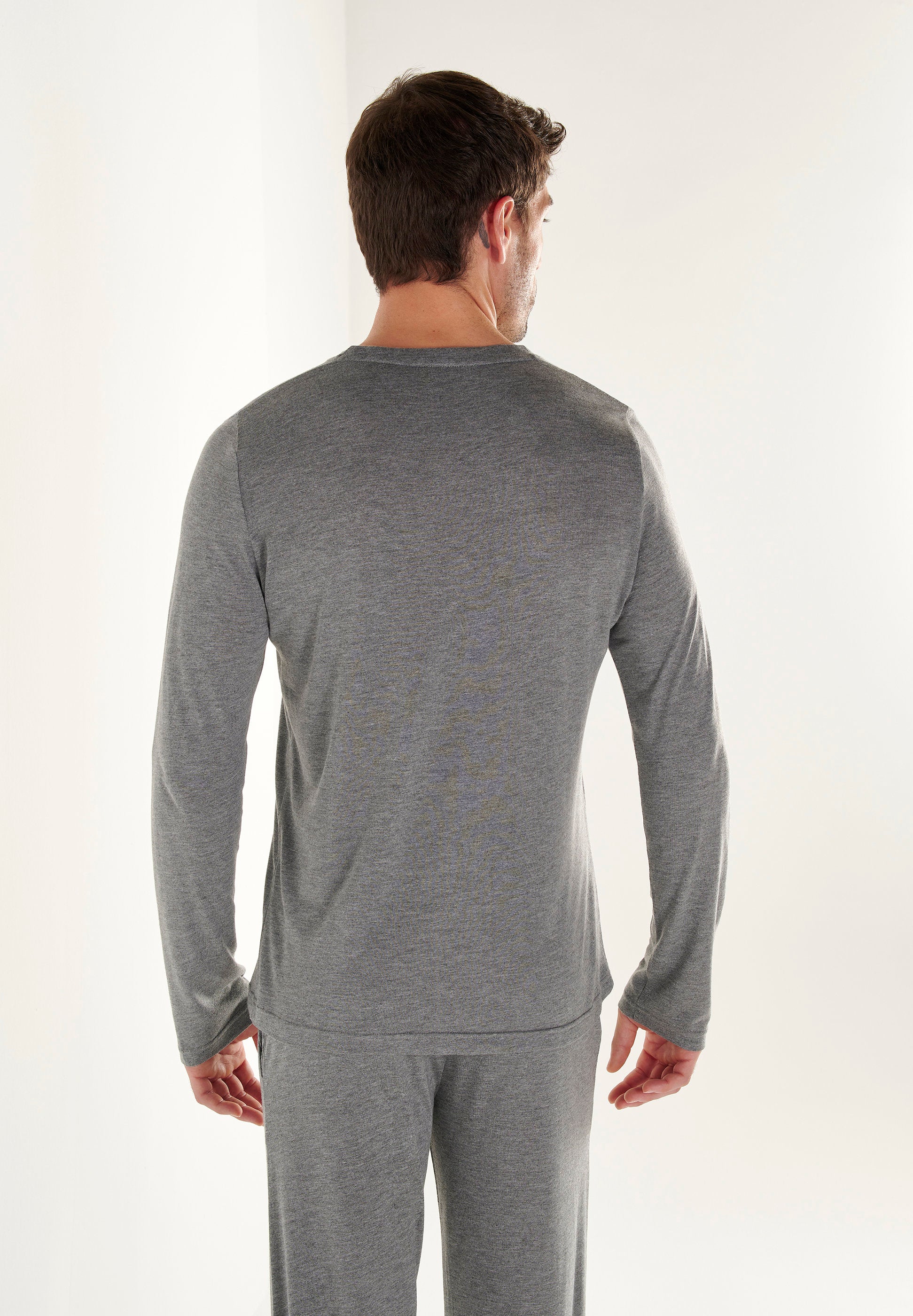 hom-modal-comfort-cocooning-402673-t-shirt-gris-modal image 3