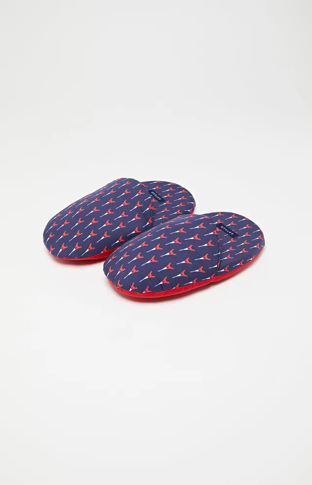 arthur-bob-eiffel-pantoufles-homme-marine-mousse-confort image 1
