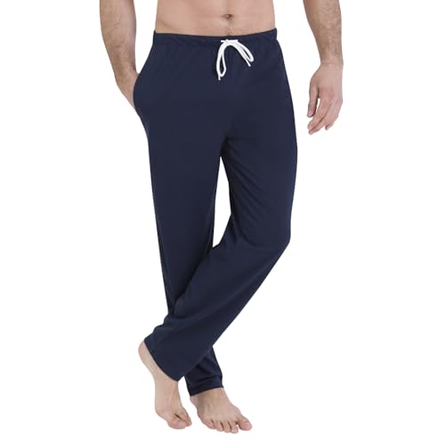 athena-easy-coton-pyjama-long-homme-rayures-bleues-taille-m-coton image 8