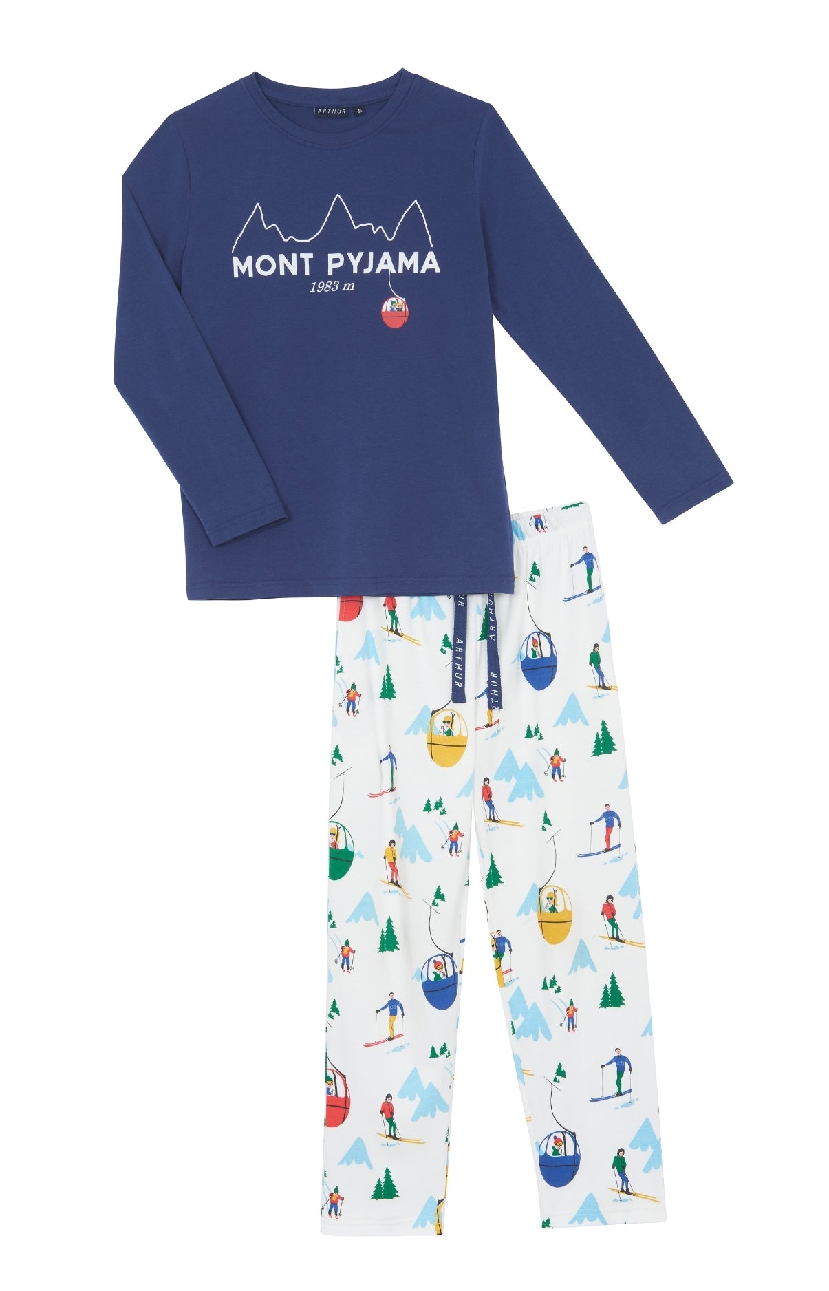 arthur-bob-mont-pyjama-pyjama-homme-blanc-coton-bio image 3