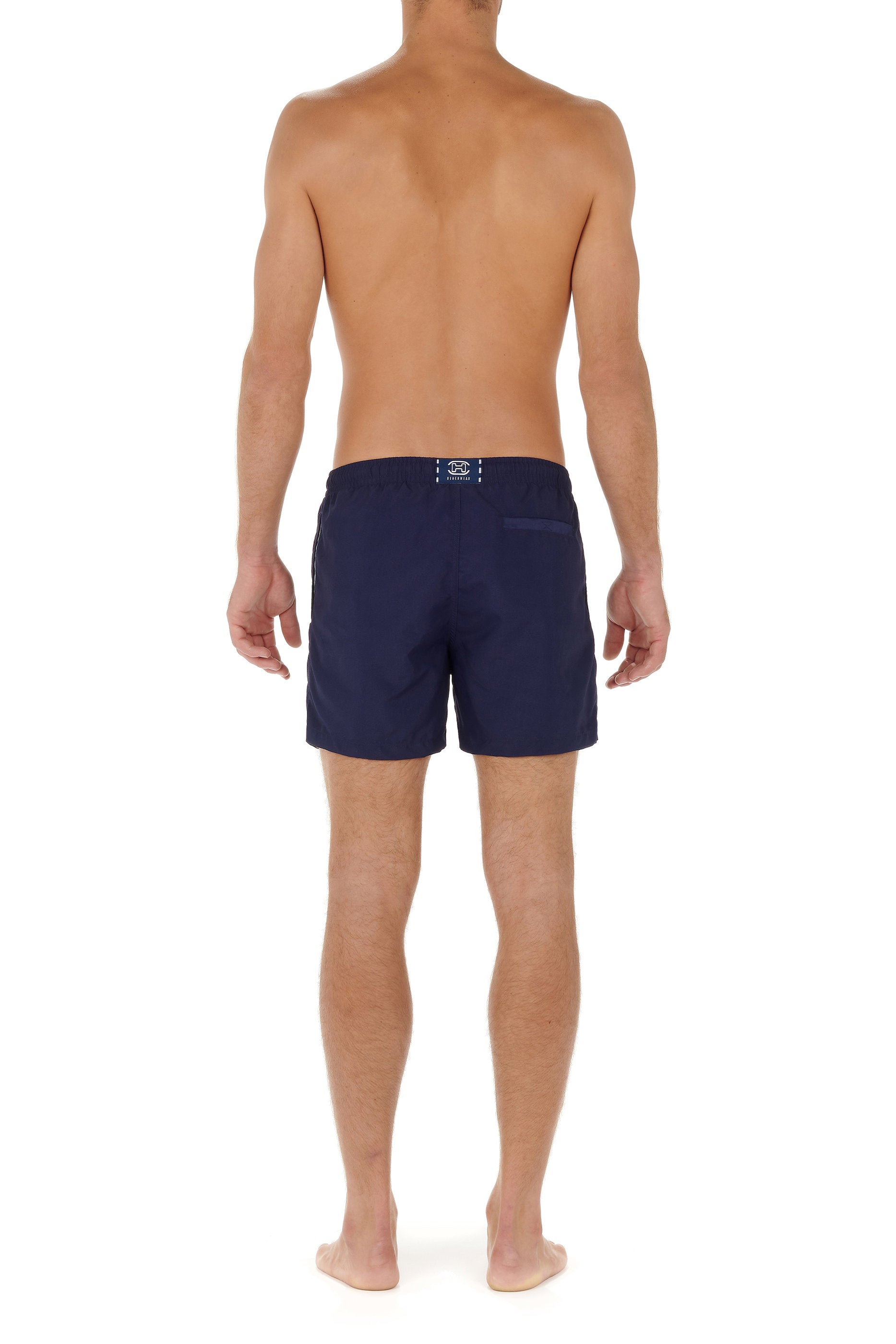 hom-h-fresh-sea-life-short-de-bain-homme-bleu-marine-polyester image 6