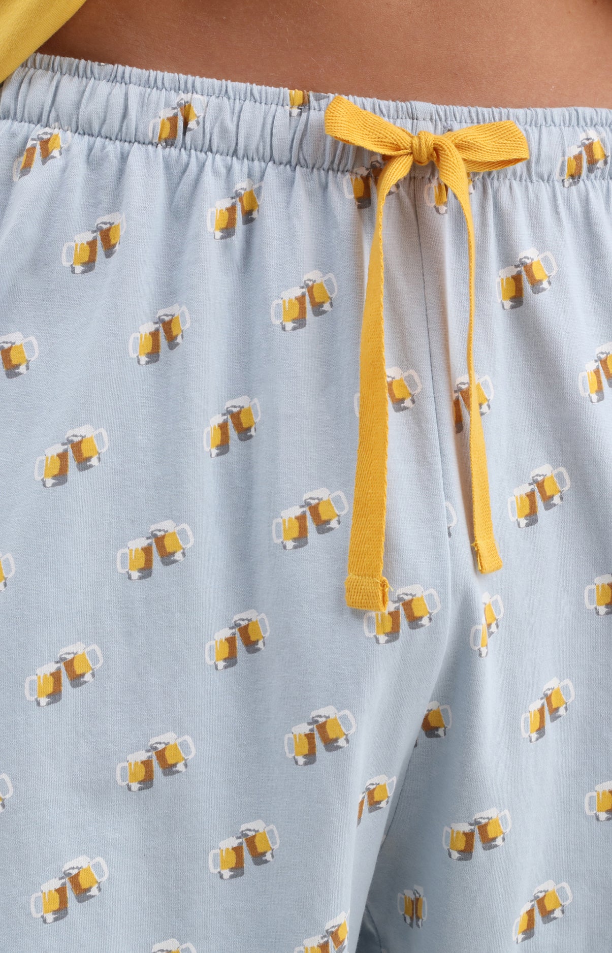 arthur-bob-bi-re-sans-pression-pyjama-court-coton-ciel image 4