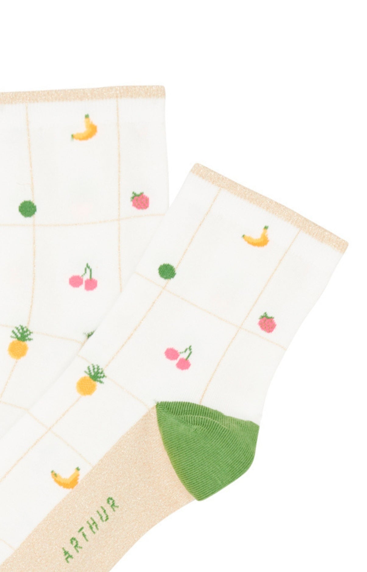 arthur-bob-vitamines-chaussettes-femme-ivoire-coton image 2