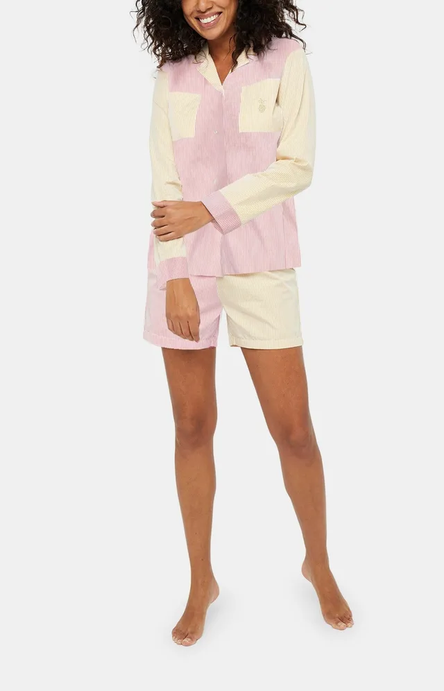 arthur-bob-rayure-bigout-pyjama-court-coton-multicolore-l image 1