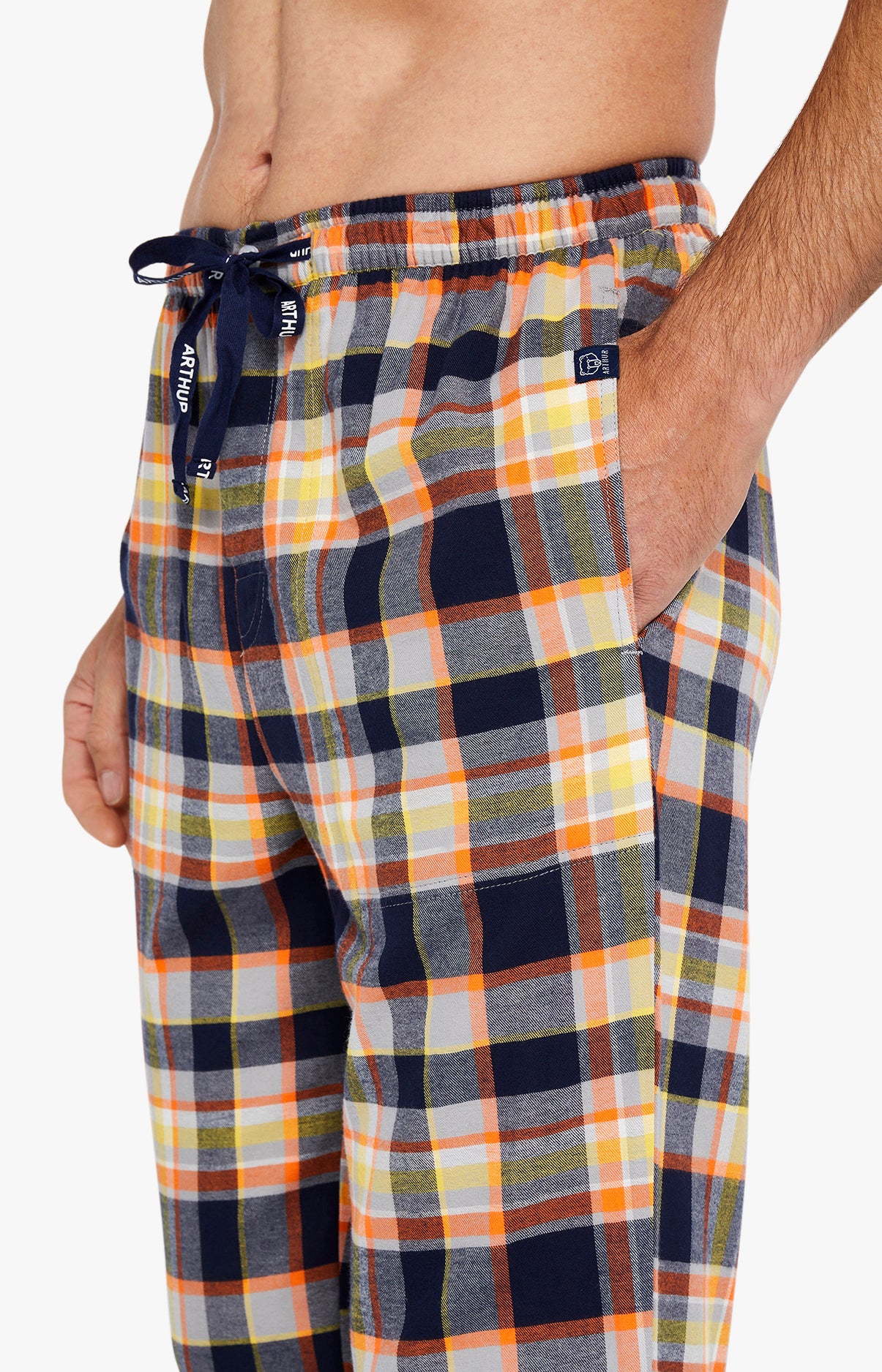 arthur-bob-cooper-pantalon-pyjama-homme-multicolore-coton-bio image 2