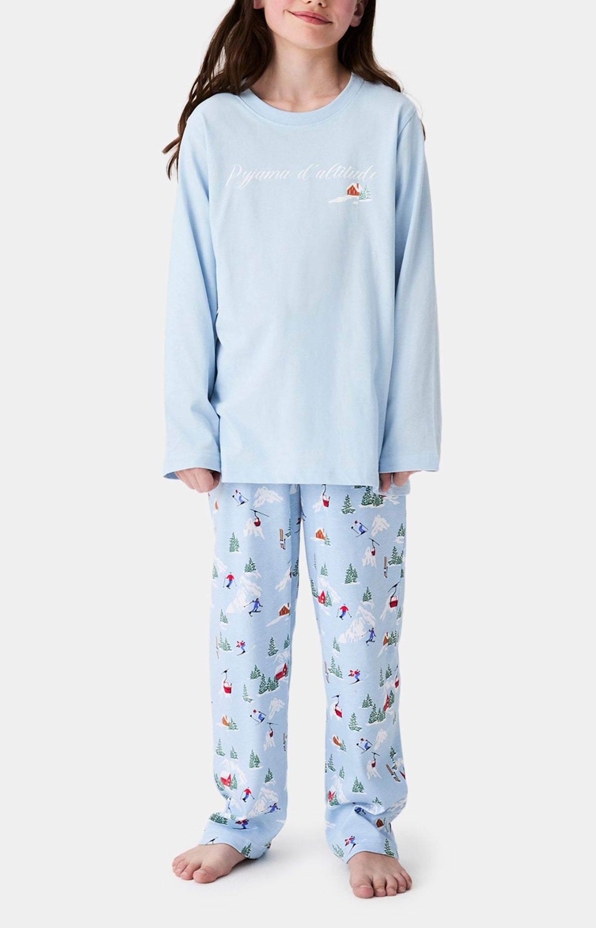 arthur-bob-no-l-en-altitude-pyjama-enfant-ciel-coton-pais image 1