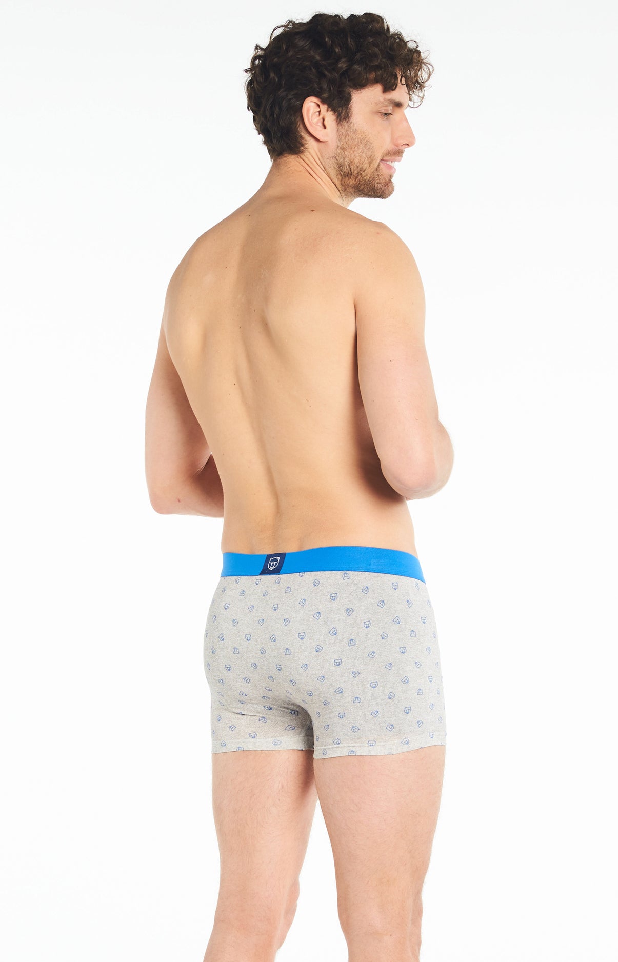 arthur-bob-boxer-logo-gris-coton-bio-homme image 5