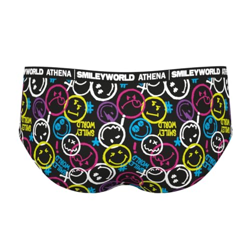athena-graphic-boxer-fille-smileyworld-stretch-ceinture-tiss-e image 8