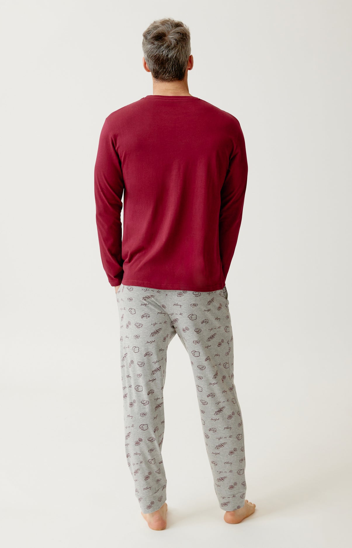arthur-bob-p-tit-dej-au-lit-pyjama-homme-gris-coton-bio image 6