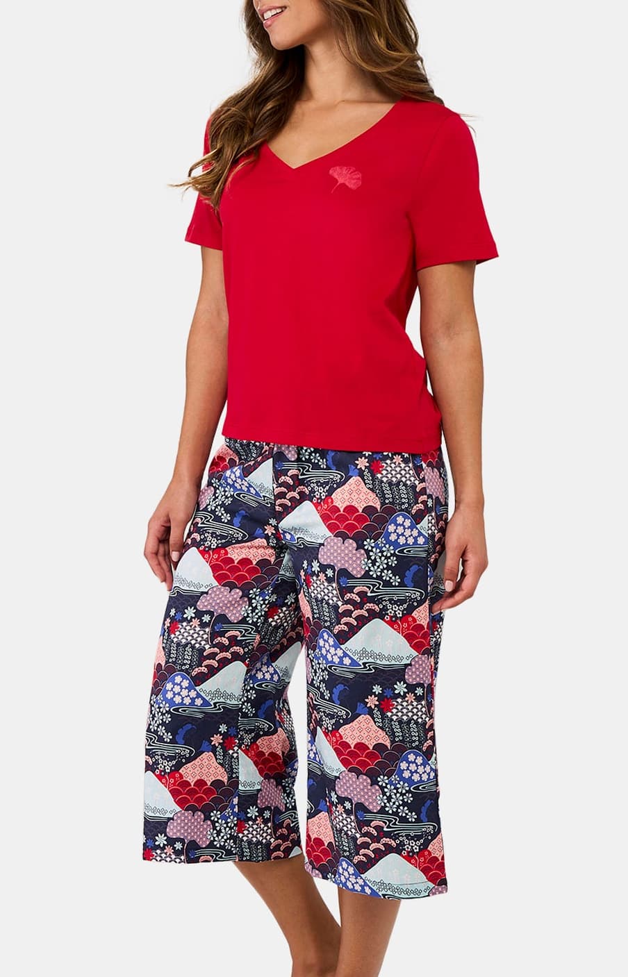 arthur-bob-fuji-pyjama-femme-marine-coton-bio image 4