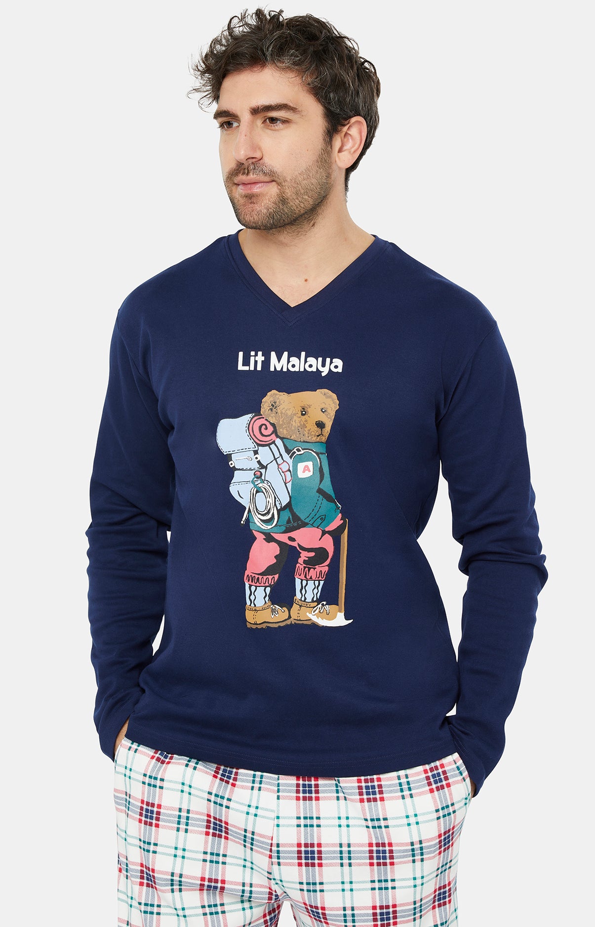 arthur-bob-malaya-pyjama-homme-blanc-coton image 2