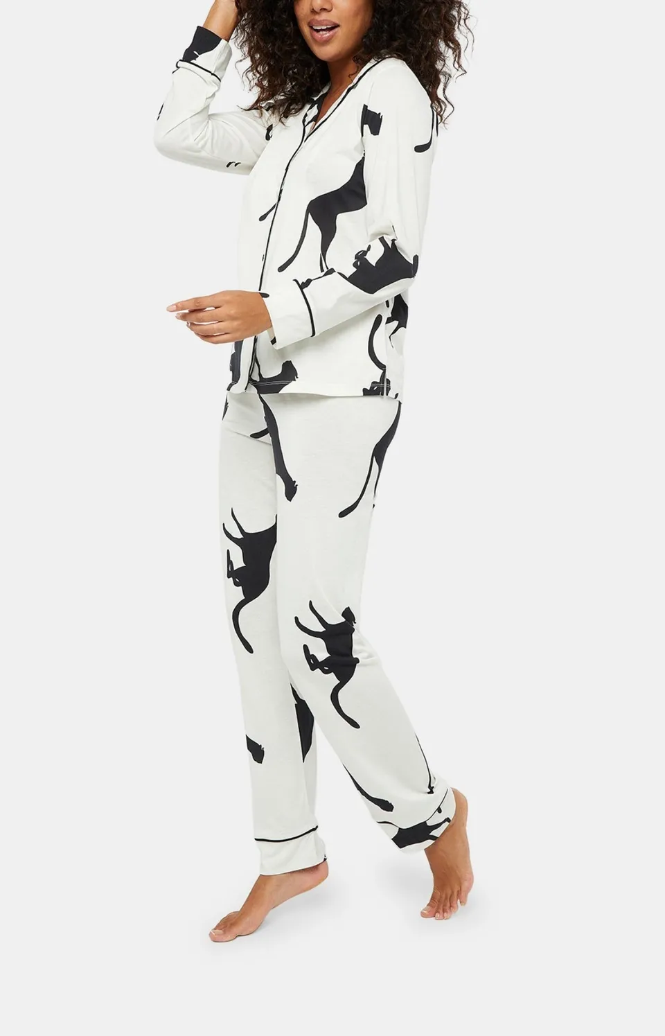 arthur-gu-pard-pyjama-femme-ivoire-lyocell image 1