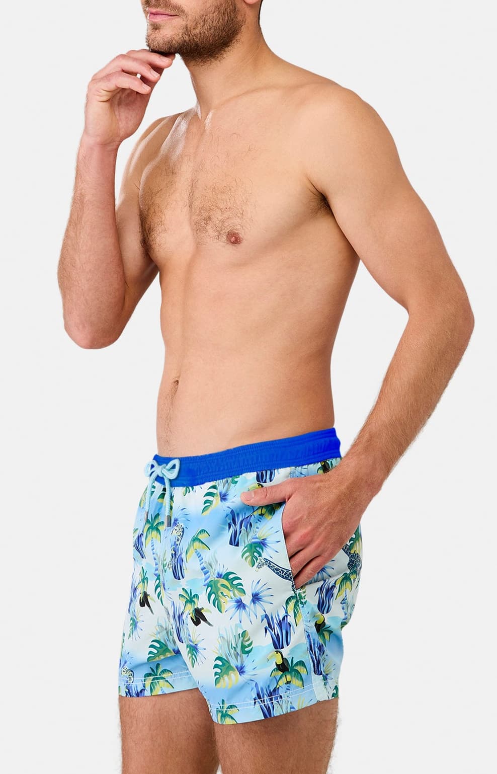 arthur-bob-oasif-short-de-bain-homme-bleu-m-recycl image 5