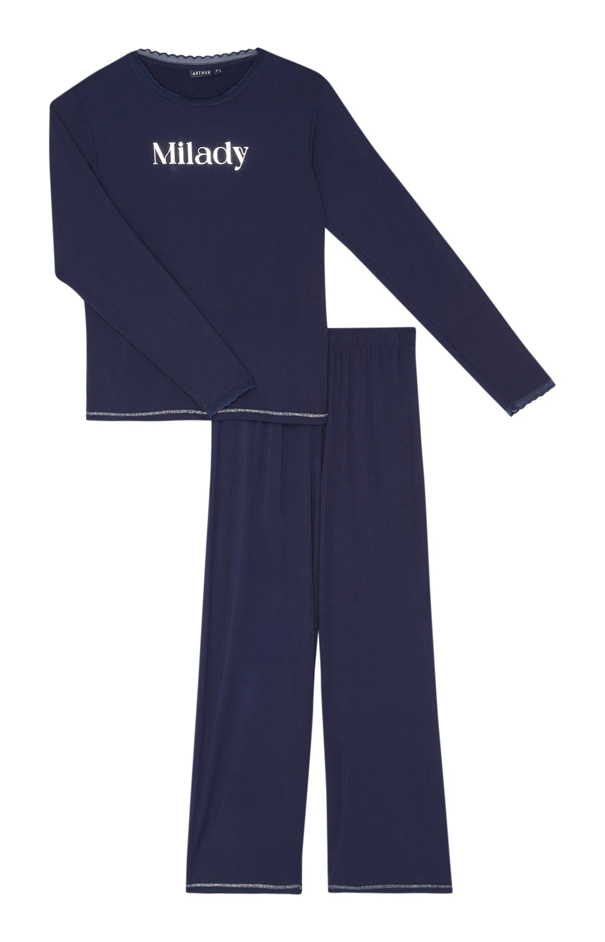 arthur-bob-milady-pyjama-femme-marine-modal image 3