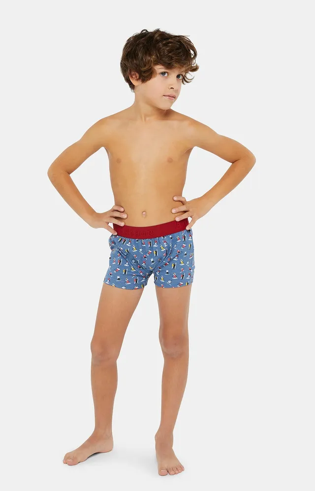 arthur-bob-boxer-enfant-ski-denim-8a-coton image 1