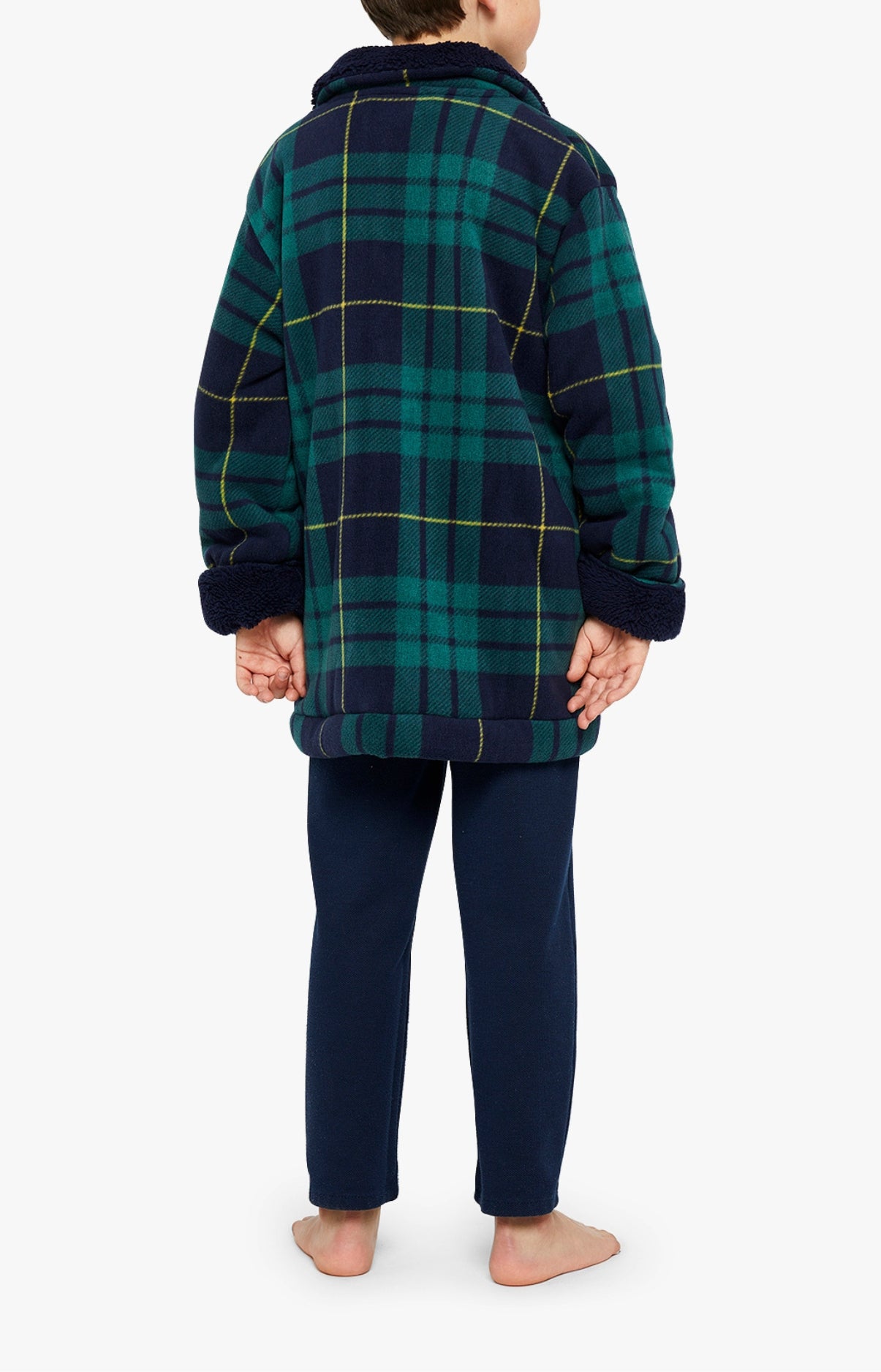 arthur-bob-ecossais-veste-polaire-enfant-vert-carreaux image 6