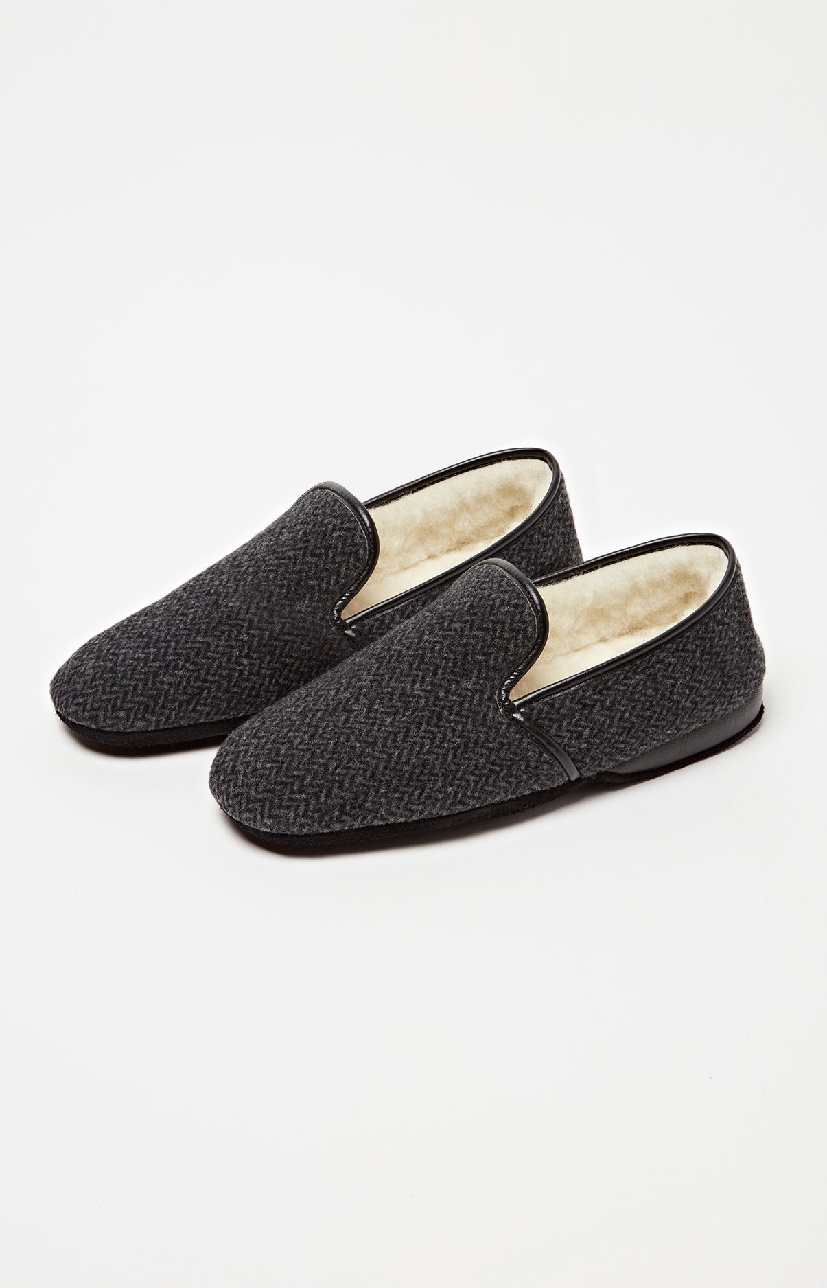 arthur-bob-chevron-charentaises-laine-anthracite-43 image 1