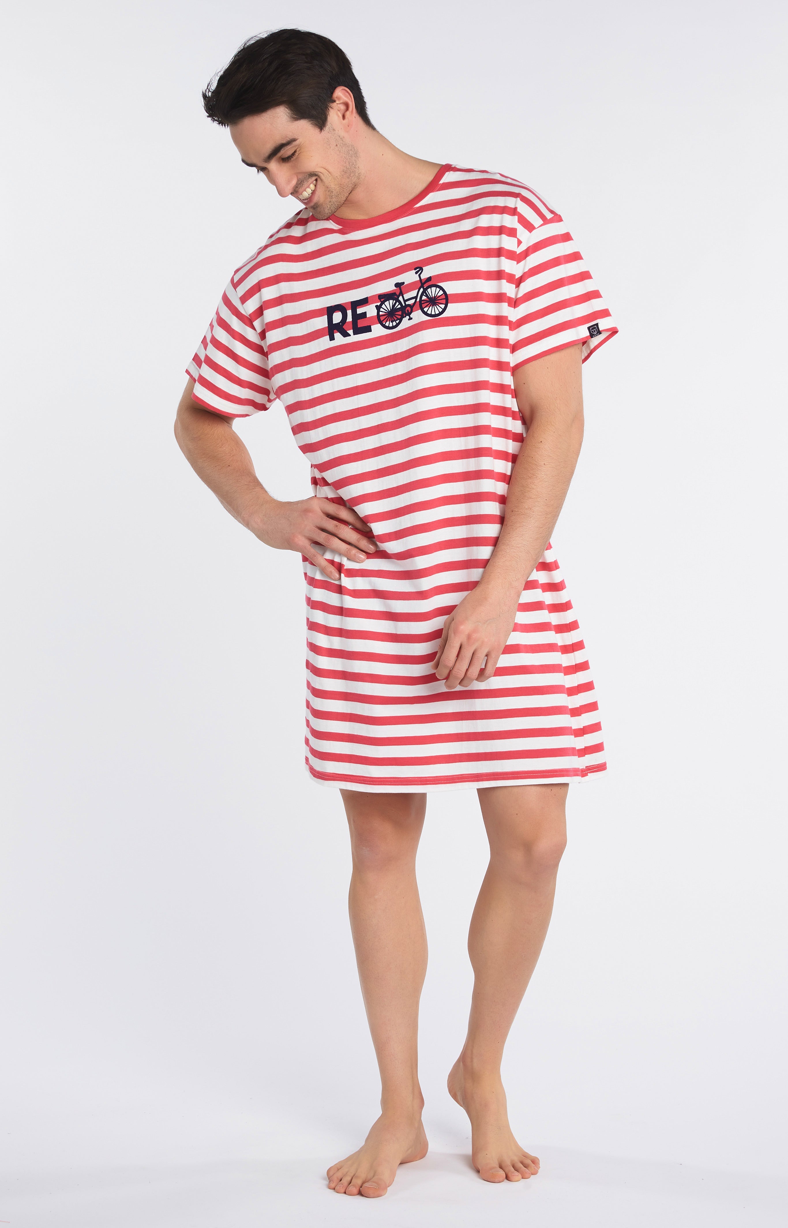 arthur-bob-maxi-tee-shirt-recycle-rouge-en-coton image 5