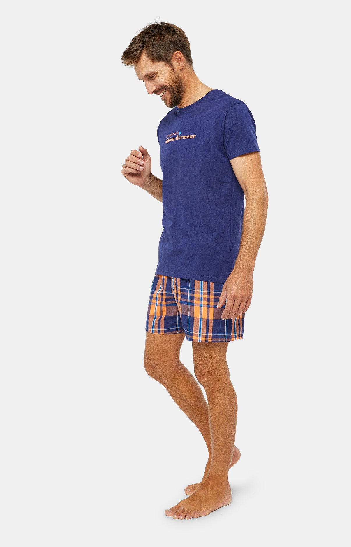 arthur-bob-pyjam-ricain-legion-dormeur-pyjama-orange-l image 2
