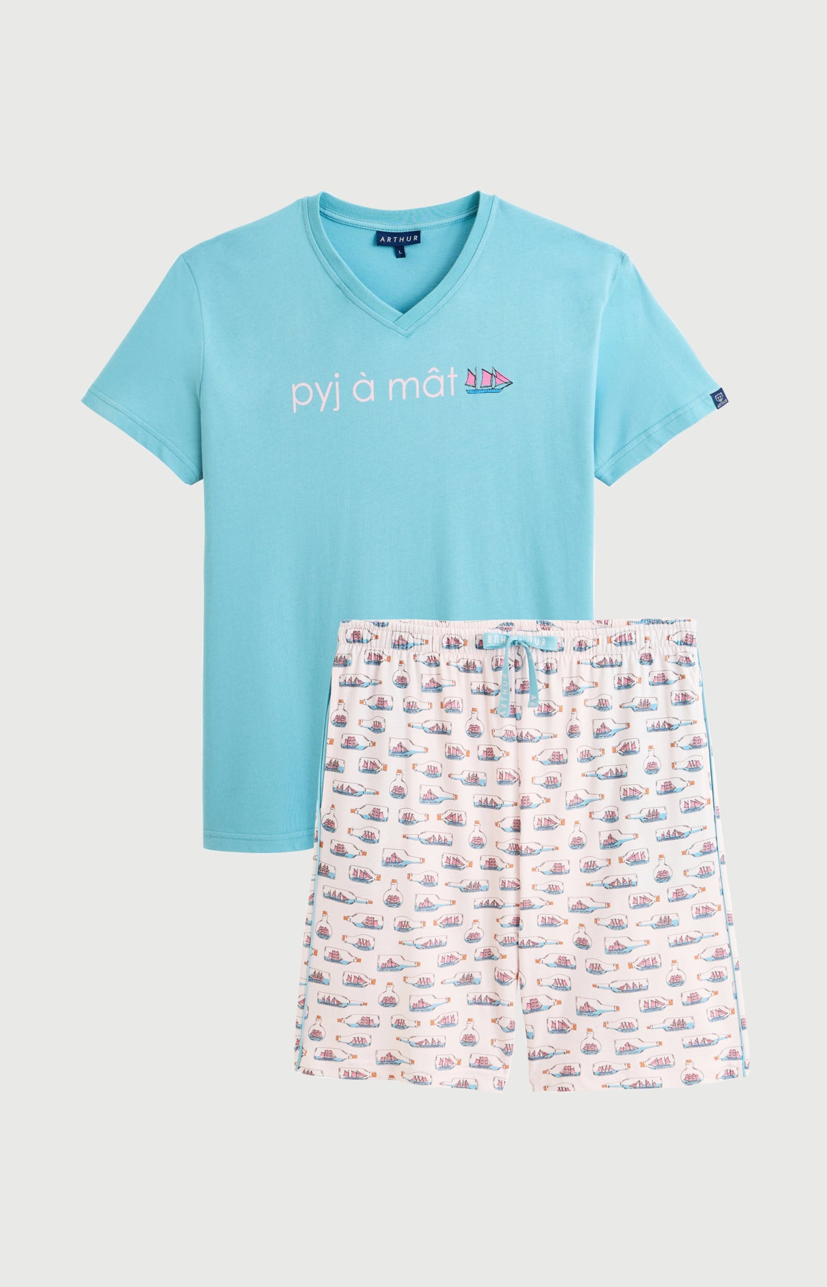 arthur-bob-pyjashort-pyj-m-t-nude-coton-bio-homme image 3