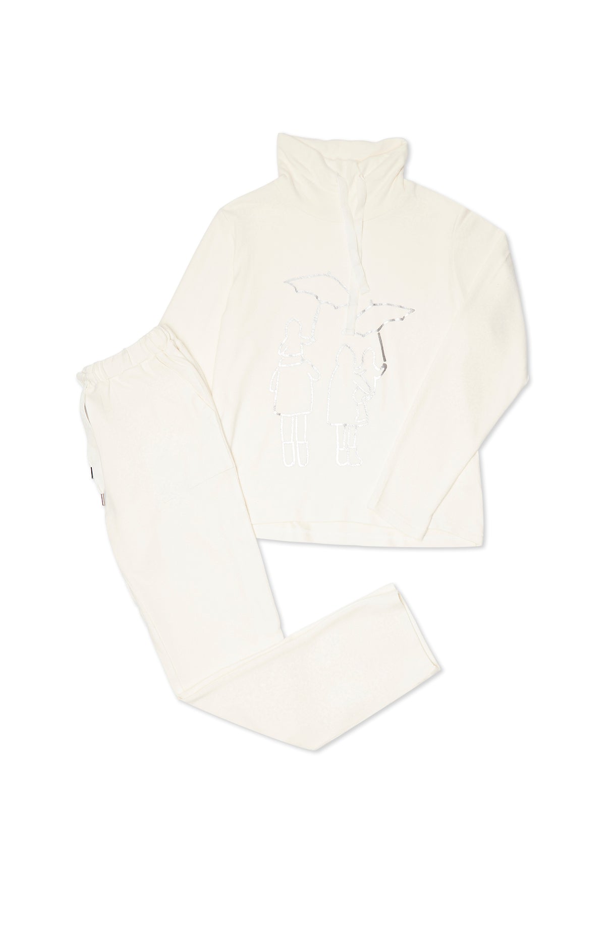 arthur-bob-uni-pyjama-femme-ivoire-coton image 3