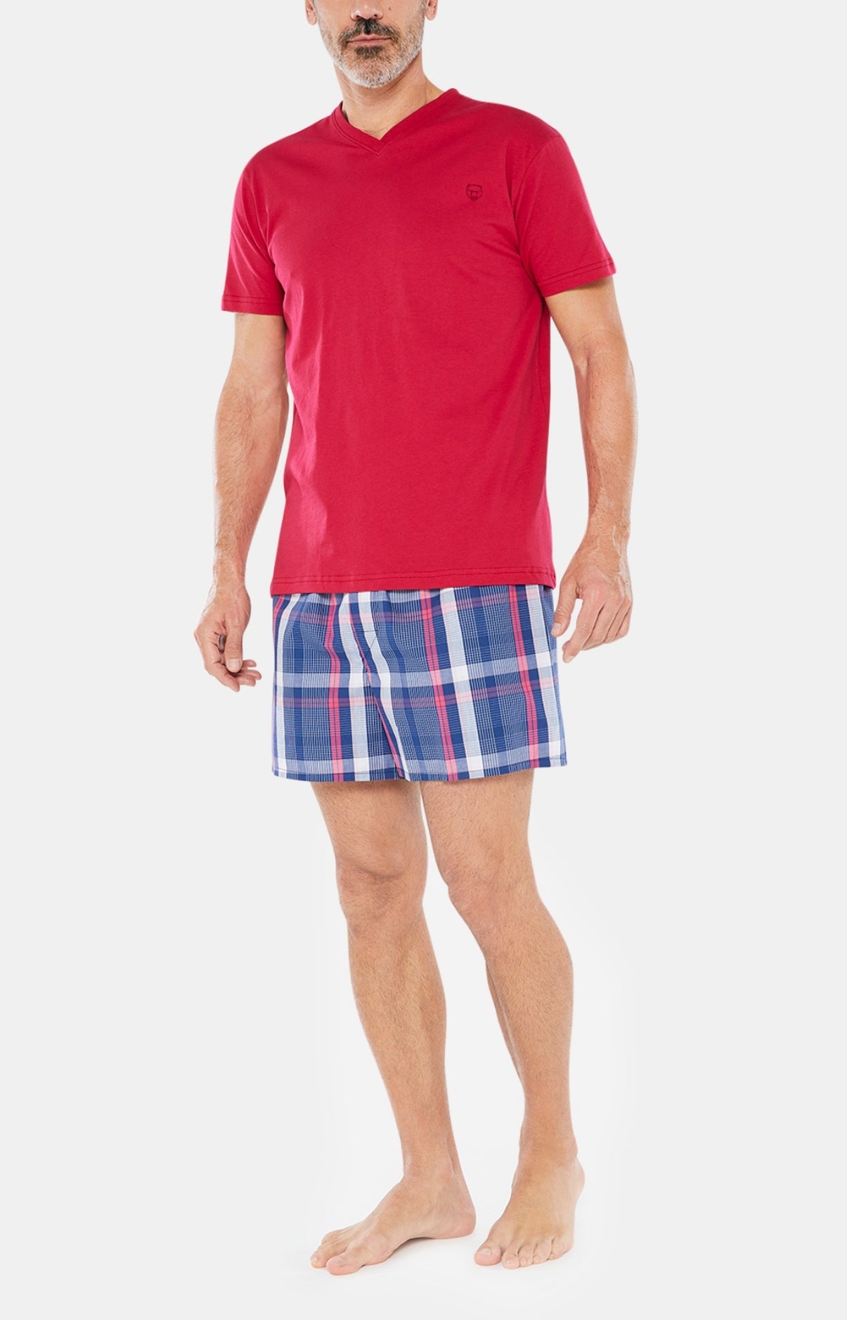arthur-bob-op-ra-pyjam-ricain-homme-marine-coton image 2