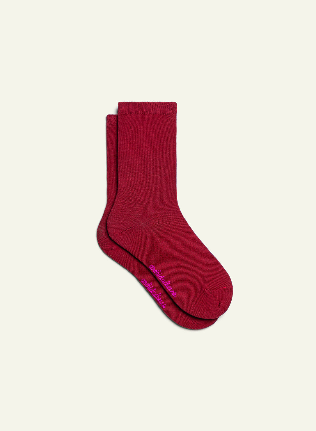 archiduchesse-courte-scarlett-o-lala-chaussettes-rouges-coton image 2