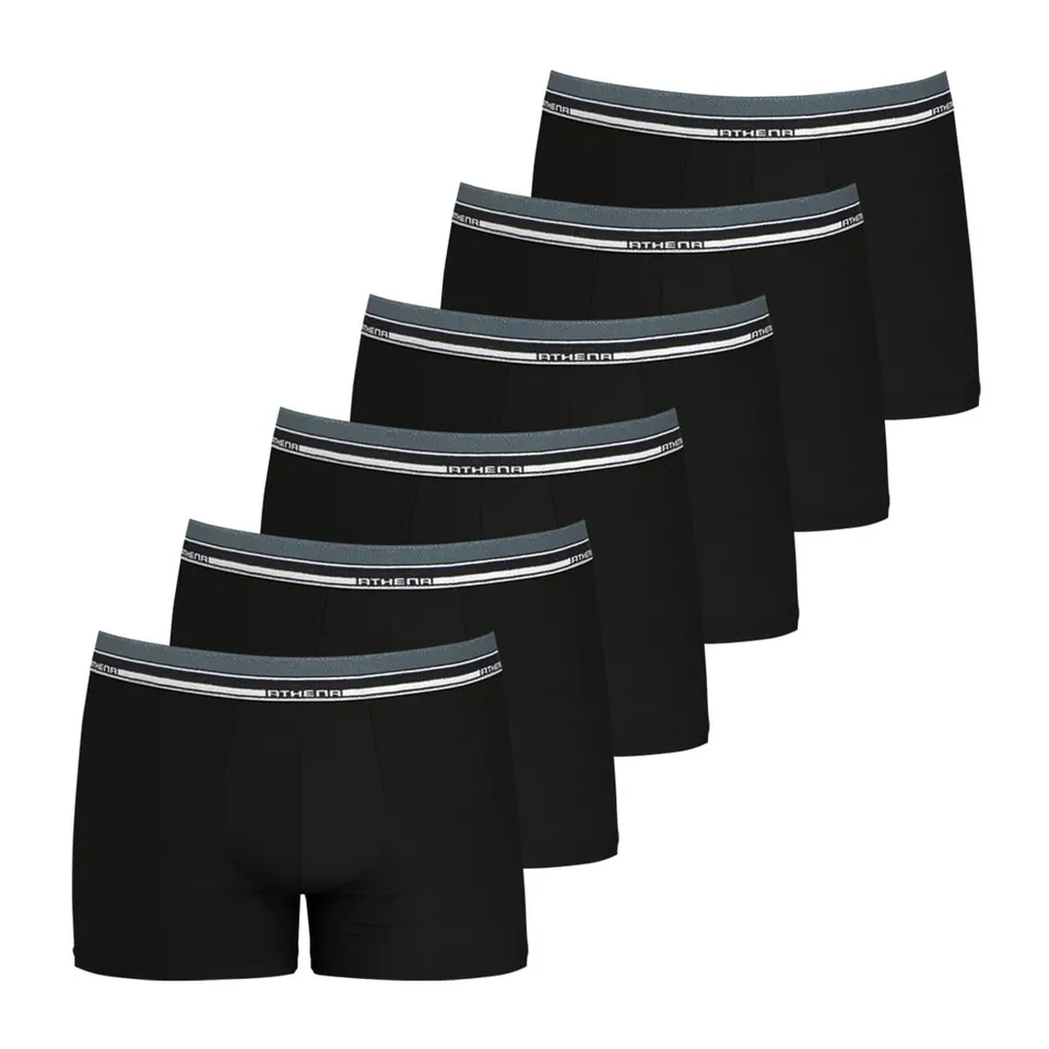 athena-easy-boxer-homme-lc07-lot-de-6-coton-stretch image 1