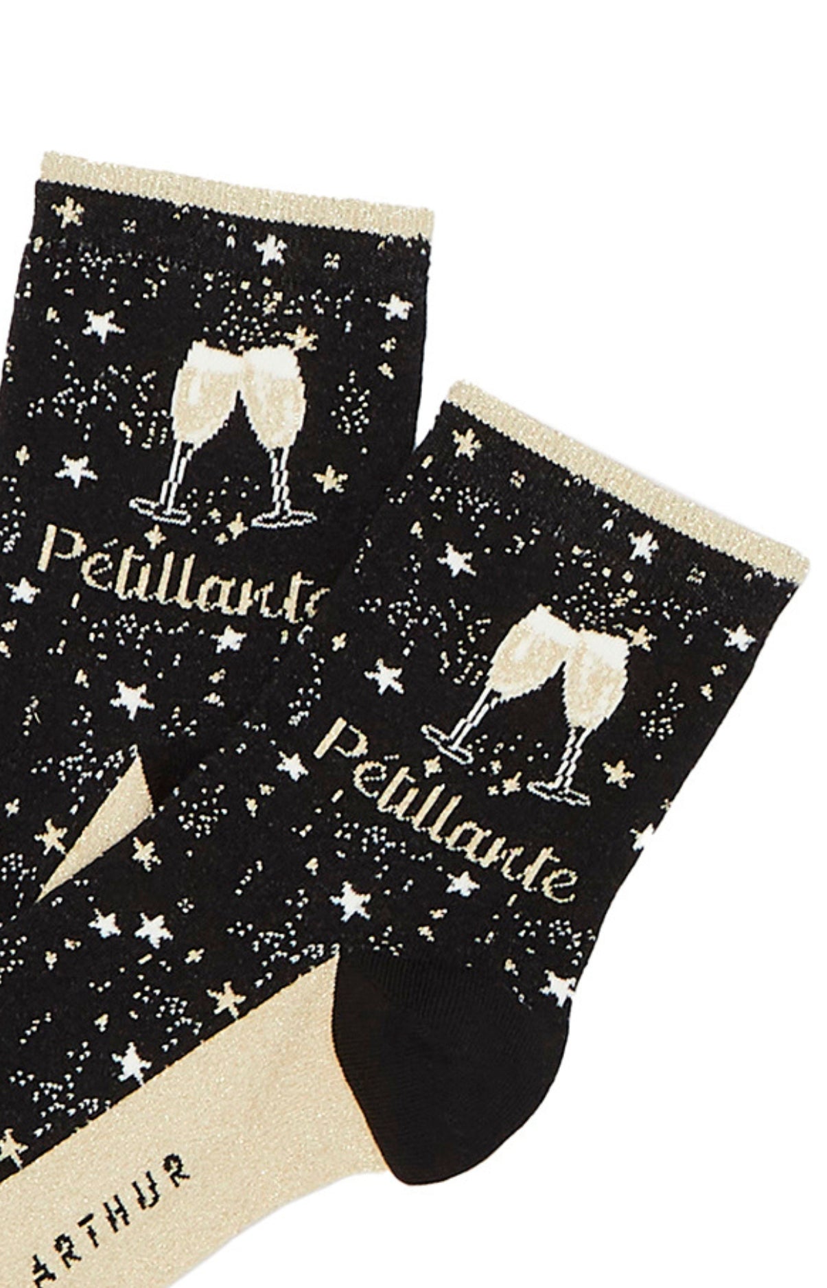 arthur-bob-p-tillante-chaussettes-noir-36-40-coton image 2